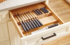 Legacy Knife Block Holder for organized kitchen knife storage.