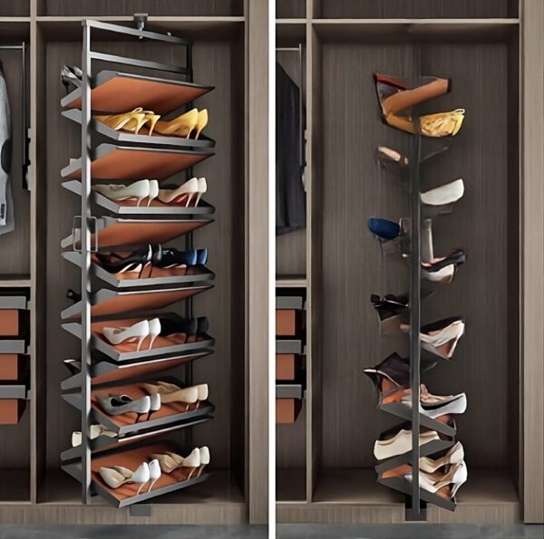 Walk In Shoe Rack 360° Rotatable Multi Tier Shoes Rack | Closet by Körner