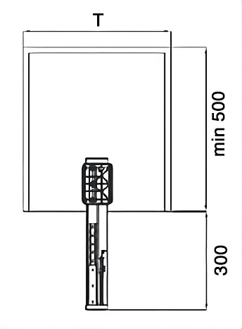 Clothes Racks Technical Drawing Soft Close Top Install Clothes Rack | Closet by Körner