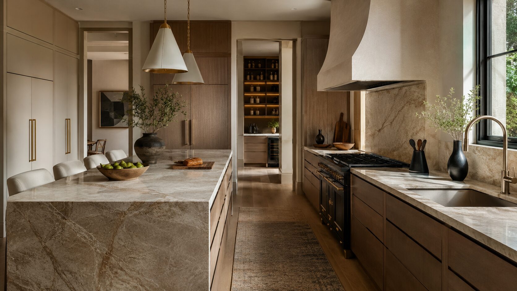 Modern kitchen storage design with activity based planning